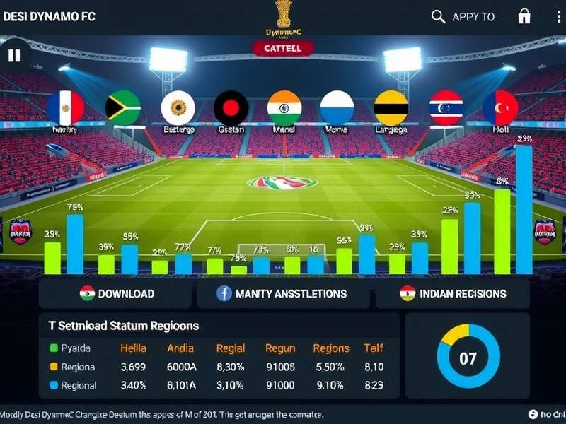 Desi Dynamo FC showing multiple language options and regional customization